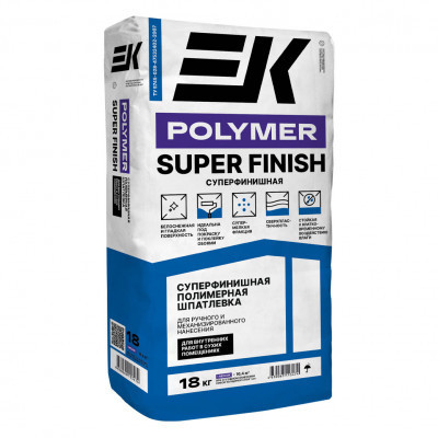 Шпатлевка полимерная суперфинишная EK Polymer Super Finish 18кг