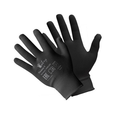 Перчатки черные Libry полиэстр с полиуретаном