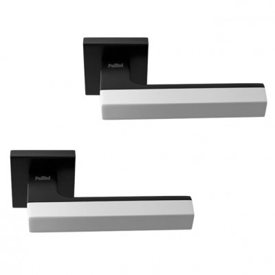 Ручка дверная Дубай PAL-Z01-S мат черн/бел