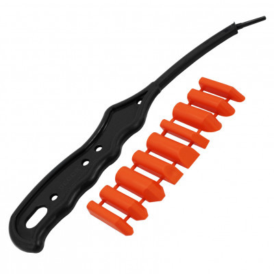 Шпатель для силиконов со сменными адаптерами (9 шт) DECOR