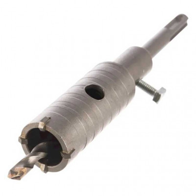 Коронка по бетону SDS+ 30мм, в сборе Hardcore