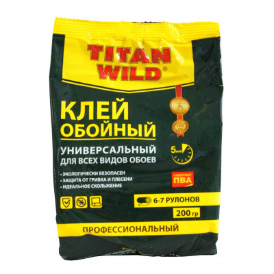 Клей TITAN WILD универсальный без индик. 200г. мягкая уп.