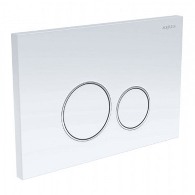 Клавиша смыва "Aquatek" Pneumo белая