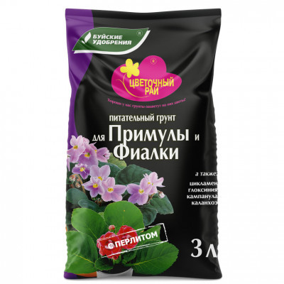 Грунт для Фиалок Цветной Рай 3л БХЗ