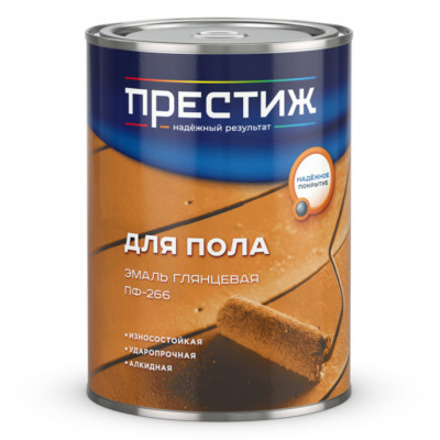 Эмаль ПФ-266 Престиж красно-коричневая 0.9кг