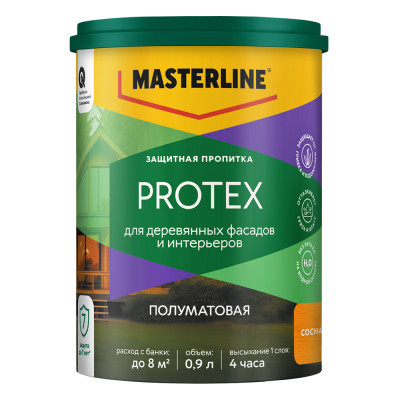 Защитная пропитка Masterline Protex Сосна 0,9л