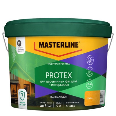 Защитная пропитка Masterline Protex Сосна 9л