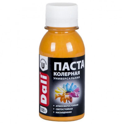 Колерная паста Dali золотисто-желтый 100г