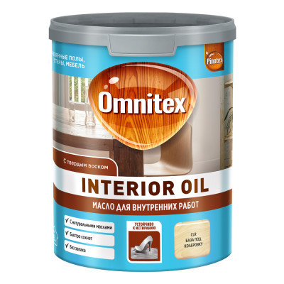 Масло Omnitex Interior Oil CLR (база под колеровку) 0,9л