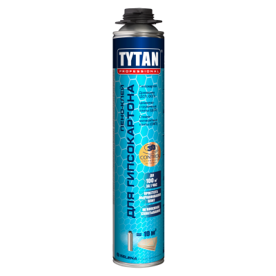 Пено-клей для гипсокартона Титан Professional 830мл