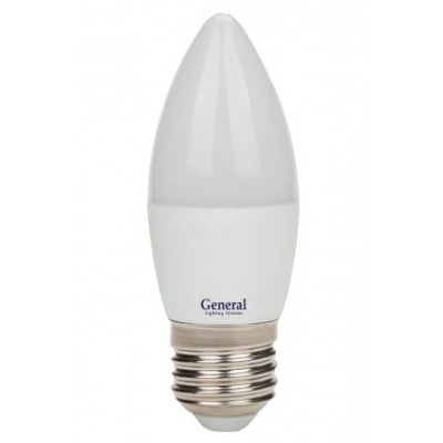 Лампа General Opt Cвеча С37 E27 8w 4500K