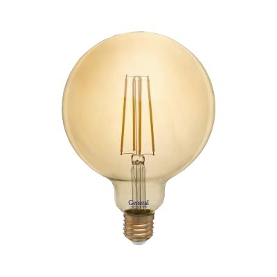 Лампа General 125 LED 10Вт Е27 2700К винт золотая
