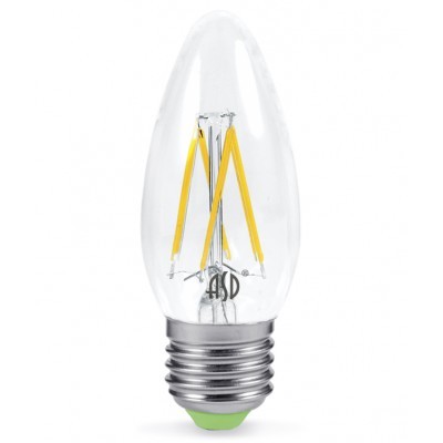 Лампа св/д  ASD 5W E27 3000К LED-СВЕЧА-PREMIUM прозрачная