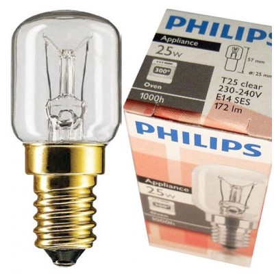 Лампа Philips Т25 25W E14 печная
