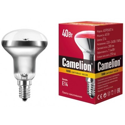 Лампа нак. Camelion R50 40W E14