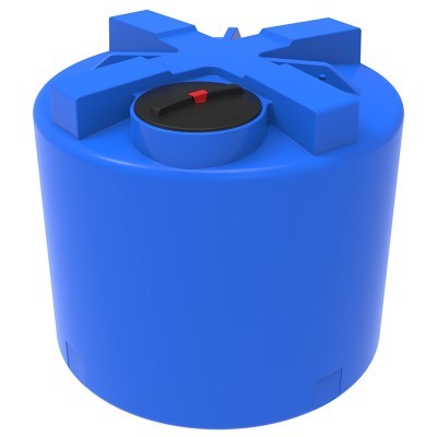 Ёмкость для воды Т 2000л синий с дыхательным клапаном