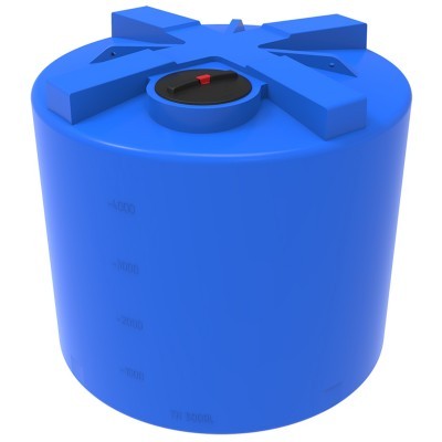 Ёмкость для воды ТН 5000л синий с дыхательным клапаном