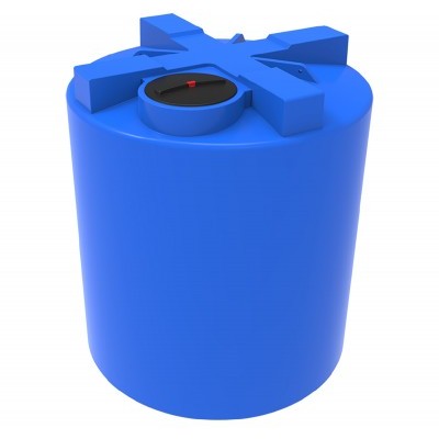 Ёмкость для воды Т 10000л синий с дыхательным клапаном