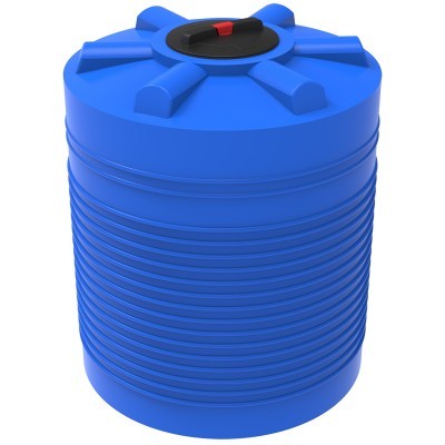 Ёмкость для воды ЭВЛ 750л синий с дыхательным клапаном