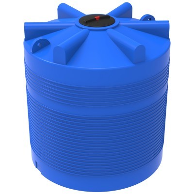 Ёмкость для воды ЭВЛ 5000л синий с дыхательным клапаном