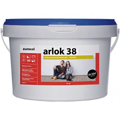 Клей 38 водно-дисперсионный Arlok 13 кг.