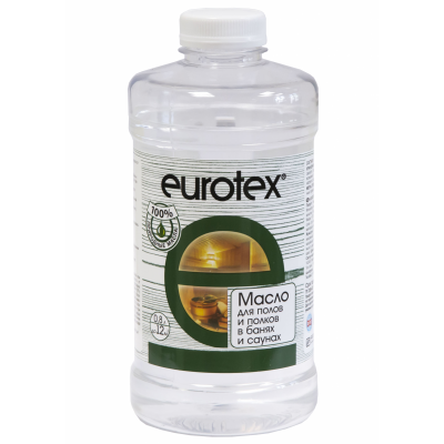 Масло для полов и полков Eurotex Сауна 0.8л