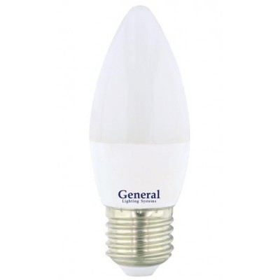 Лампа General свеча С37 Е27 8W 4500K