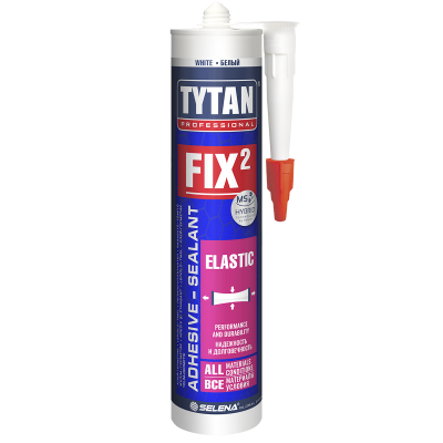 Клей-герметик Fix2 Elastic Tytan Professional белый 290 мл