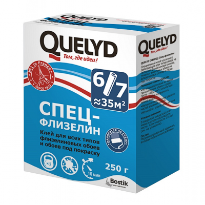 Клей для обоев Quelyd Спец-Флизелин 250гр