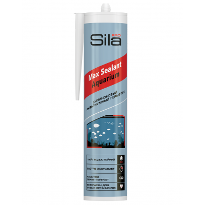 Герметик силиконовый аквариумный Sila Pro Max Sealant AQ бесцветный 290 мл